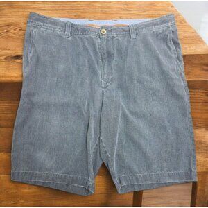 Tommy Bahama Mens Gray Silk Blend Herringbone Shorts‎ 36